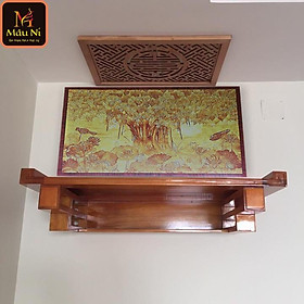 Mua - kt 61cmx81cm - Cây bồ đề - dán vách thờ  bàn thờ  tượng thờ