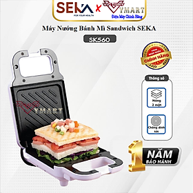 Mua Máy Nướng Bánh Mì Sandwich SEKA SK560  Máy Kẹp Sandwich Đa Năng - Hàng Chính Hãng