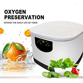 Máy rửa rau củ quả thực phẩm Ozone bằng phương pháp rung động của nước hiệu quả diệt khuẩn 99.99% gia dụng 8 Lít