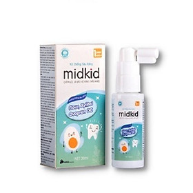 Xịt chống sâu răng Midkid, chăm sóc và bảo vệ răng cho bé từ 1 tuổi (30ml)