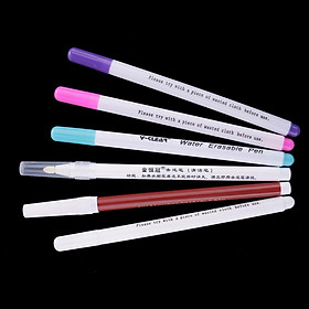 2-5pack 6pcs Water Soluble Pen Air Erasable Pen Clean Pen for Patchwork Cross