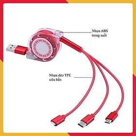 Mua Dây sạc rút 3 đầu