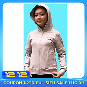 Áo khoác nữ GOKING vải da cá dày 100% cotton, thích hợp chống nắng và giữ ấm hiệu quả