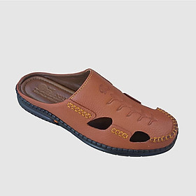 Dép Bít Mũi Nam HÀ NAM Da Bò Thật Cao Cấp GSB20112