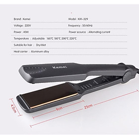 Máy duỗi tóc Đa năng Kemei KM-329
