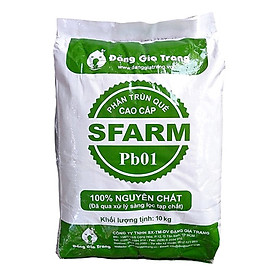 BAO 10 KG - PHÂN TRÙN QUẾ SFARM (ĐÃ QUA XỬ LÝ) -  PHÂN BÓN SINH HỌC - VI SINH - CHỨA KÉN TRÙN - CHUYÊN CHO RAU SẠCH VÀ CÂY ĂN TRÁI - SẢN XUẤT TỪ NGUỒN TRÙN TỰ NHIÊN