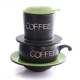 Cafe Zone 72 Bộ phin pha cafe 4 màu cao cấp gốm sứ Bát Tràng giá chỉ 119000 VND