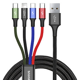 Mua Dây Cáp Sạc Truyền Dữ Liệu Tốc Độ Cao 3.5A 4 In 1 Baseus - Hàng chính hãng