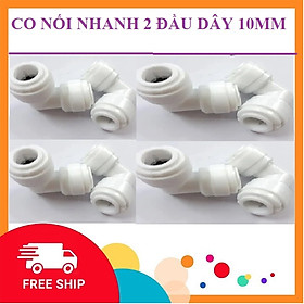Mua COMBO 2 CÁI : Co Nối Nhanh Hai Đầu Dây 10mm -Phụ Kiện Lọc Nước RO