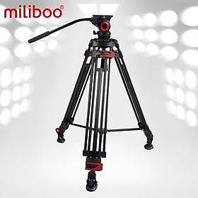 Miliboo Iron Tower chuyên nghiệp Video di động DSLR với đầu thủy lực /máy quay máy quay máy quay máy ảnh máy ảnh DSLR kỹ thuật số