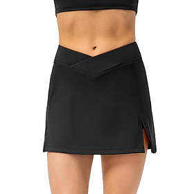 Váy quần vợt nữ với túi và quần lót trong 2 trong 1 để tập thể dục thể thao chơi golf