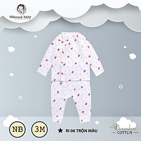 BỘ SƠ SINH CÀI LỆCH PETIT MOON CHẤT SỢI TRE