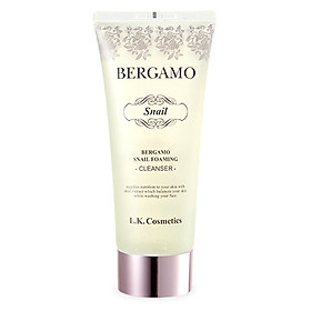 Sữa Rửa Mặt Bergamo Snail Foaming Cleanser 150ml