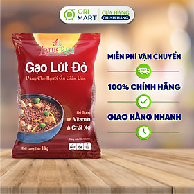 Gạo Lứt Đỏ LOTUS RICE Chứa Nhiều Chất Xơ Tốt Dễ Nấu Tốt Cho Người Ăn Kiêng