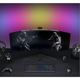 Xiaomi  Lymax Đèn bàn Màn hình cong Đèn treo RGB Màu PC Màn hình máy tính Thanh ánh sáng Bảo vệ mắt Điều khiển từ xa-Hàng chính hãng