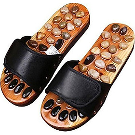 Dép Khảm Đá Giúp Massage Bấm Huyệt Bàn Chân Giảm Căng Thẳng Mệt Mỏi.