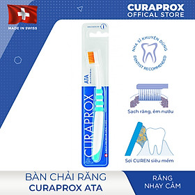 Bàn chải răng Curaprox ATA cho răng ê buốt màu ngẫu nhiên