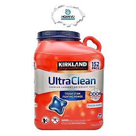 Hình ảnh Viên Giặt Kirkland Ultra Clean 152 Viên - Mỹ