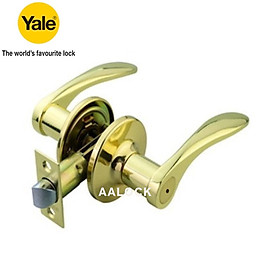 Khóa tay gạt Yale VL5322 US3 cho cửa WC- khóa tròn gạt cao cấp