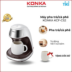 Máy Pha Cà Phê KONKA KCFCS2 Thiết Kế Kiểu Mới Hiện Đại, Sang Trọng - Hàng nhập khẩu