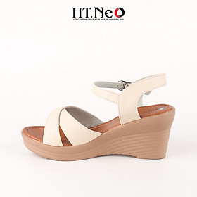 Sandal nữ đế xuồng 6P, quai da, kiểu dáng đơn giản, trẻ trung, dễ đi, phù hợp cho các chị, các cô đi để chụp áo dài SDN234