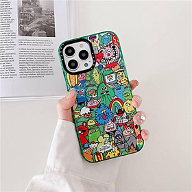 Ốp Lưng Silicon In Sticker Cho Iphone 14 Pro Max / 14 Pro / 13 Pro Max / 12 Pro Max Chống Sốc Cao Cấp Hot Trend 2023