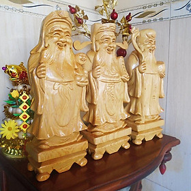 Mua Bộ tam đa gỗ pomu cao 34cm
