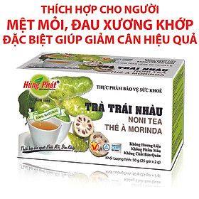 TRÀ TRÁI NHÀU 50g (25 gói x 2g) THP TỐT CHO XƯƠNG KHỚP VÀ GIÚP GIẢM CÂN HIỆU QUẢ - TỐT CHO NGƯỜI TIỂU ĐƯỜNG