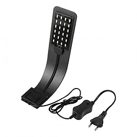 Đèn LED Hồ Cá Siêu Mỏng Ánh Sáng Trắng - Xanh (Màu Đen)