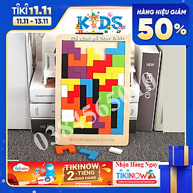 Đồ Chơi Giáo Dục Bảng Xếp Khối Hình Tetris Phát Triển Tư...