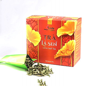 Trà Lá Sen Nguyên Chất Hộp Giấy 80gam