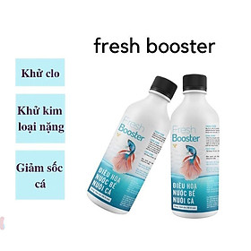 Khử nước mới hồ cá. Duy trì ổn định môi trường bể cá. Fress Booster - 100ml