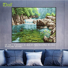 Mua Tranh treo tường tự tô màu số hóa DALI Tranh phong cảnh C025