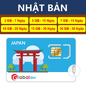 SIM 4G NHẬT BẢN - GÓI CỐ ĐỊNH (HÀNG CHÍNH HÃNG)