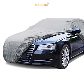 Bạt phủ ô tô chất liệu vải không dệt 3 lớp cao cấp thương hiệu MACSIM cho xe ô tô Audi Q5- màu ghi