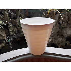 Chậu Trồng Cây Đường Kính Miệng 30 cm , Bằng Nhựa Cao Cấp , Hình Tròn