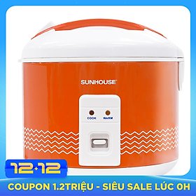 Nồi Cơm Điện Nắp Gài Sunhouse SHD8600 (1.8 Lít) - Hàng Chính Hãng