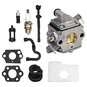 Carburetor Kit Fuel Hose Filter Chainsaw Saw Carb for MS170 018 Chainsaw