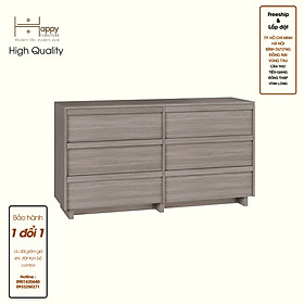 Hình ảnh [Happy Home Furniture] MAVIS, Tủ đựng đồ 6 ngăn kéo , 150cm x 45cm x 82cm ( DxRxC), THK_145
