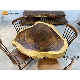 Mua Bộ Bàn Ghế Gỗ Me Tây  Bàn Sân Vườn 5 Ghế Gỗ Me Tây  Bàn Ăn 5 Ghế Gỗ Me Tây Dài 1 03m Rộng 1 02m Dày 10cm