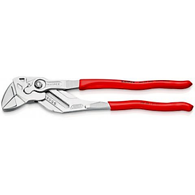 Kìm Mỏ Lết Knipex 86 03 300 Mở Ốc Đến 68mm, Tay Cầm Đỏ Mạ Chrome Sáng