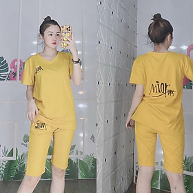 Đồ bộ nữ mặc nhà, đồ bộ thun lửng, đồ bộ thun cotton, set đồ bộ kiểu, đồ bộ trung niên, đồ ngủ nữ bigsize 45-85kg mã: ĐB