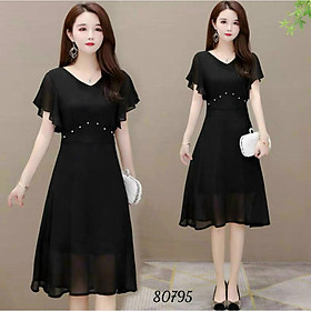ĐẦM VOAN CHIFFON NGẮN TAY