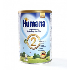 Sữa Humana Gold 2 800 g : sữa công thức cho bé từ 6-12 tháng tuổi