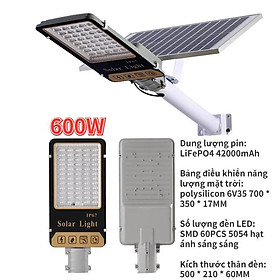 Mua Đèn Năng Lượng Mặt Trời 300W 400W 500W 600W   Đèn năng lượng mặt trời sân vườn  Đèn chiếu sáng trang trí ngoài trời