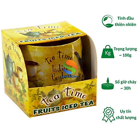 Ly nến thơm tinh dầu Bartek Tea Time 100g QT024484 - trà hoa nhài, nến trang trí, thơm phòng, thư giãn, Hỗ trợ khử mùi (giao mẫu ngẫu nhiên)