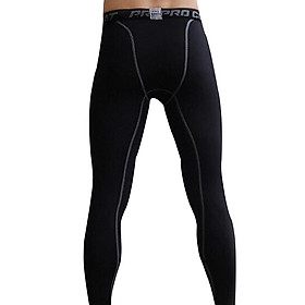 Quần giữ nhiệt COMBAT PRO Quần Legging Nam tập Gym bóng đá bóng rổ