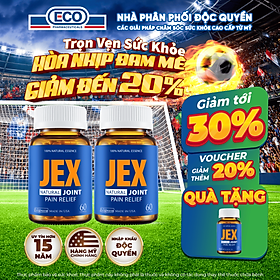[Tặng Hộp 15v] Combo 2 Hộp 60v - Viên Uống Giảm Đau Xương Khớp JEX Ecogreen Tái Tạo Sụn Khớp