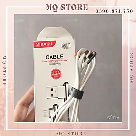 Mua Cáp sạc chơi game micro  ip  Sạc nhanh 3.2A  2 đầu vuông góc chính hãng KAKU( hàng chính hãng)