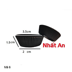CHÉN GIẤY ĐEN MÃ 6 (1000 CÁI/CÂY)